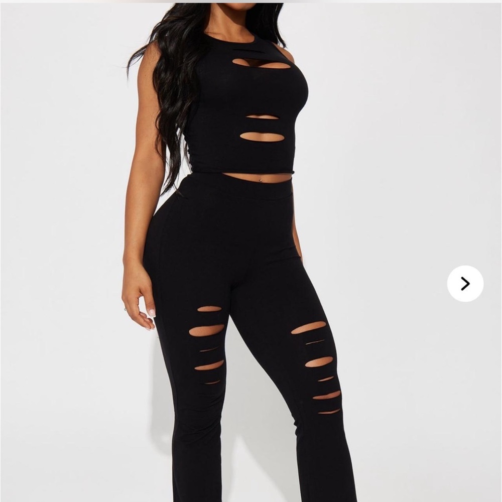 Two piece flared